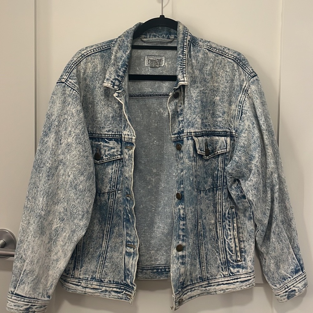 Vintage style oversized denim/jean jacket